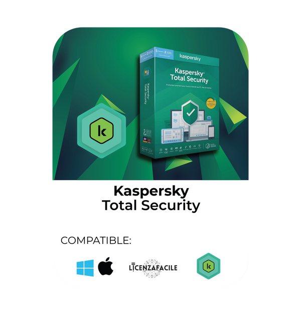 Kaspersky Total Security - Licenzafacile.co.uk