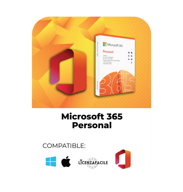 Microsoft 365 Personal - Licenzafacile.co.uk